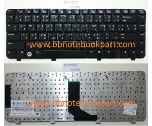 HP Compaq Keyboard คีย์บอร์ด Pavilion DV2000  DV2500  DV2600  DV2700  /  Presario V3000 Seires  ภาษาไทย อังกฤษ